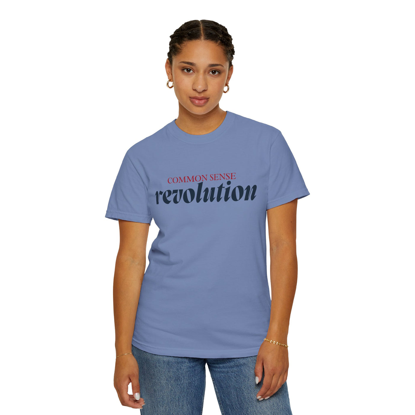 COMMON SENSE REVOLUTION TEE (COMFORT COLORS)