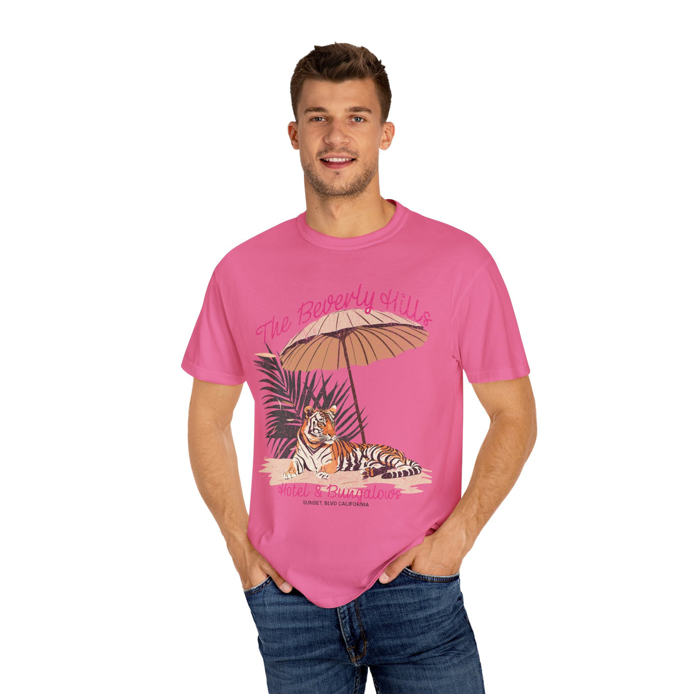 Beverly Hills Hotel & Bungalows Graphic T-Shirt (Comfort Colors)