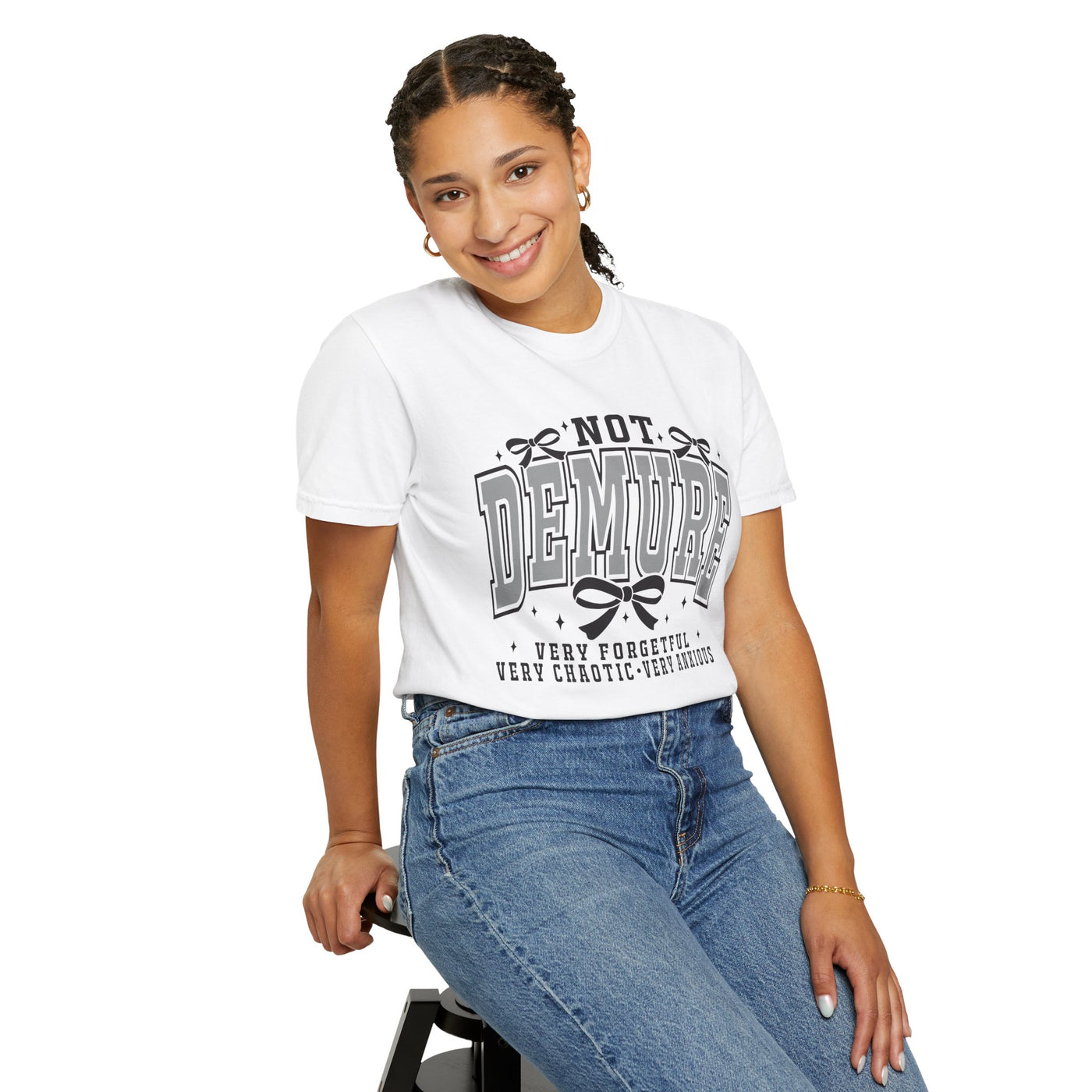 Not Demure Graphic T-Shirt (Comfort Colors)