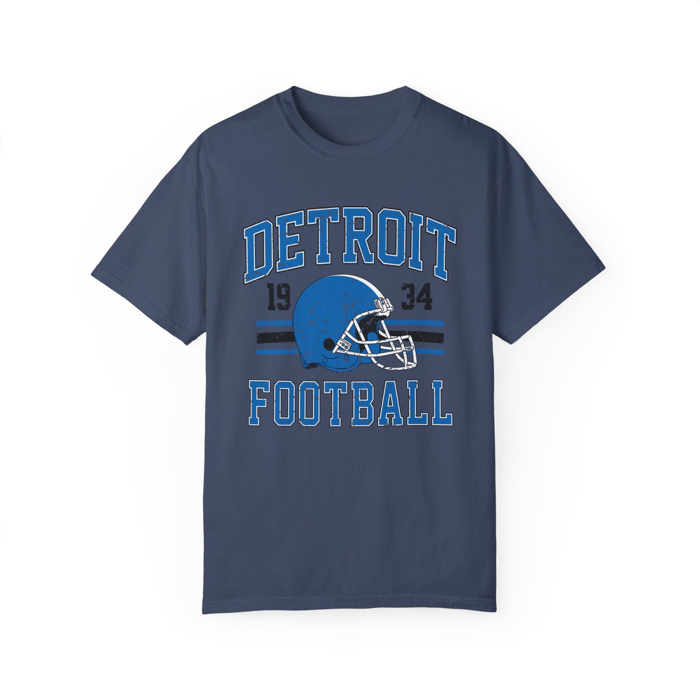 Detroit Football 1934 Distressed T-shirt (Comfort Colors)