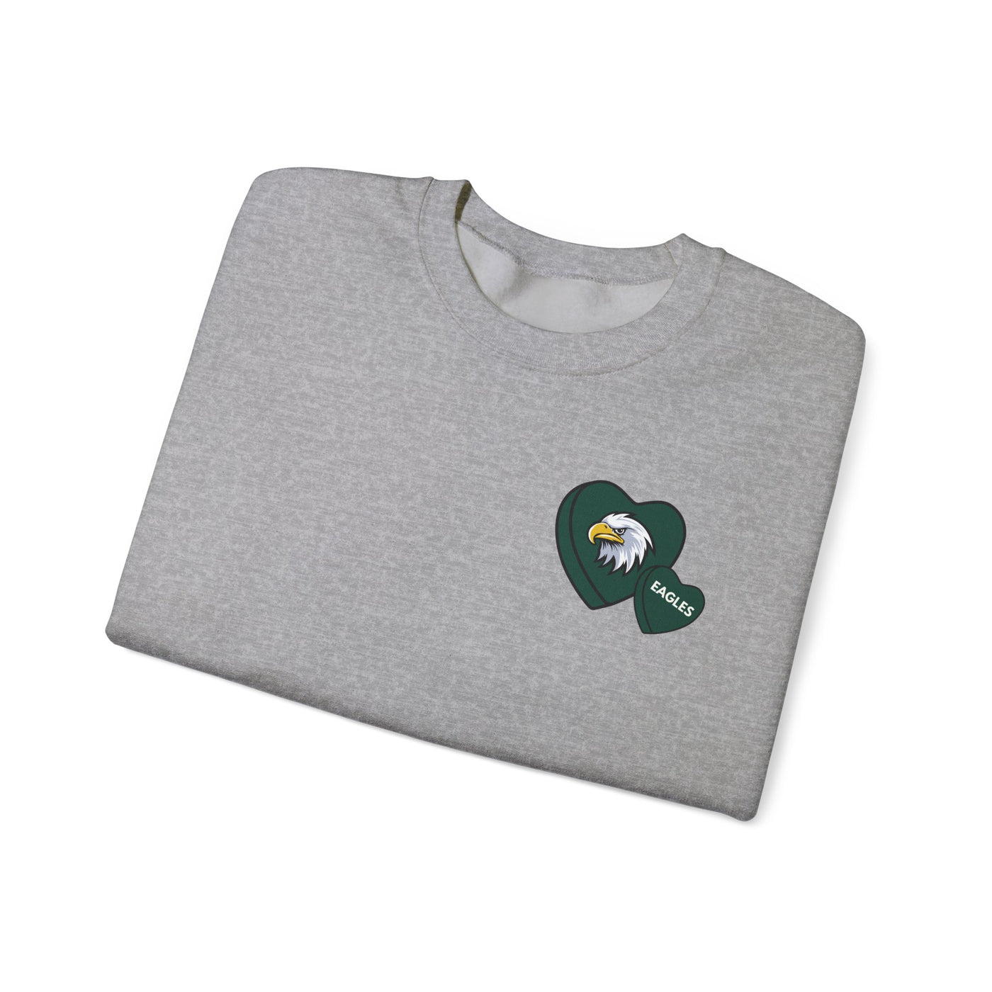 Philadelphia Eagles Heart Pride Sweatshirt (2-Sided Print) (GILDAN)