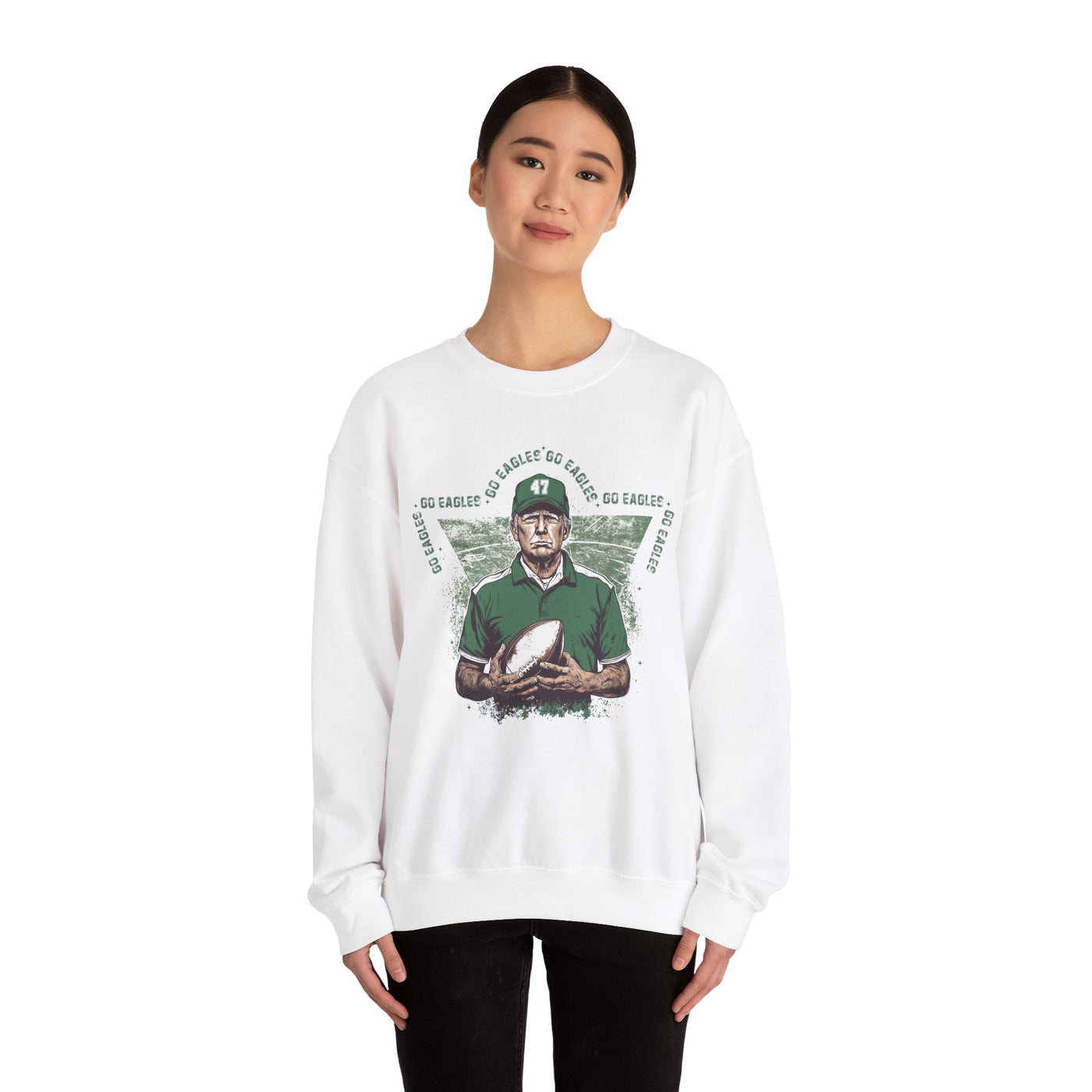 Go Eagles Coach 47 Sweatshirt (GILDAN)