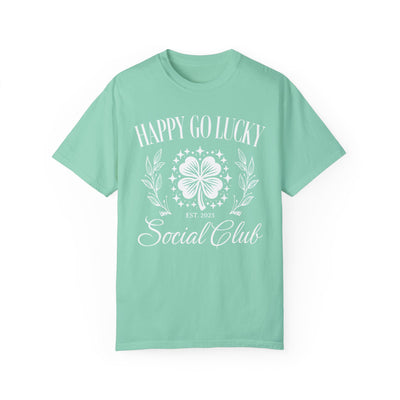 Happy Go Lucky Social Club T-shirt (COMFORT COLORS)