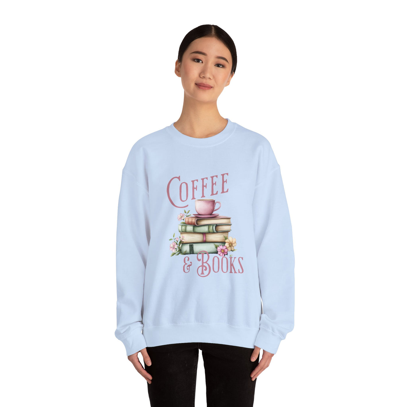 Coffee & Books Sweatshirt (GILDAN)