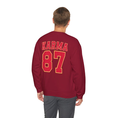 87 Karma 2 Sided Print Sweatshirt (GILDAN)