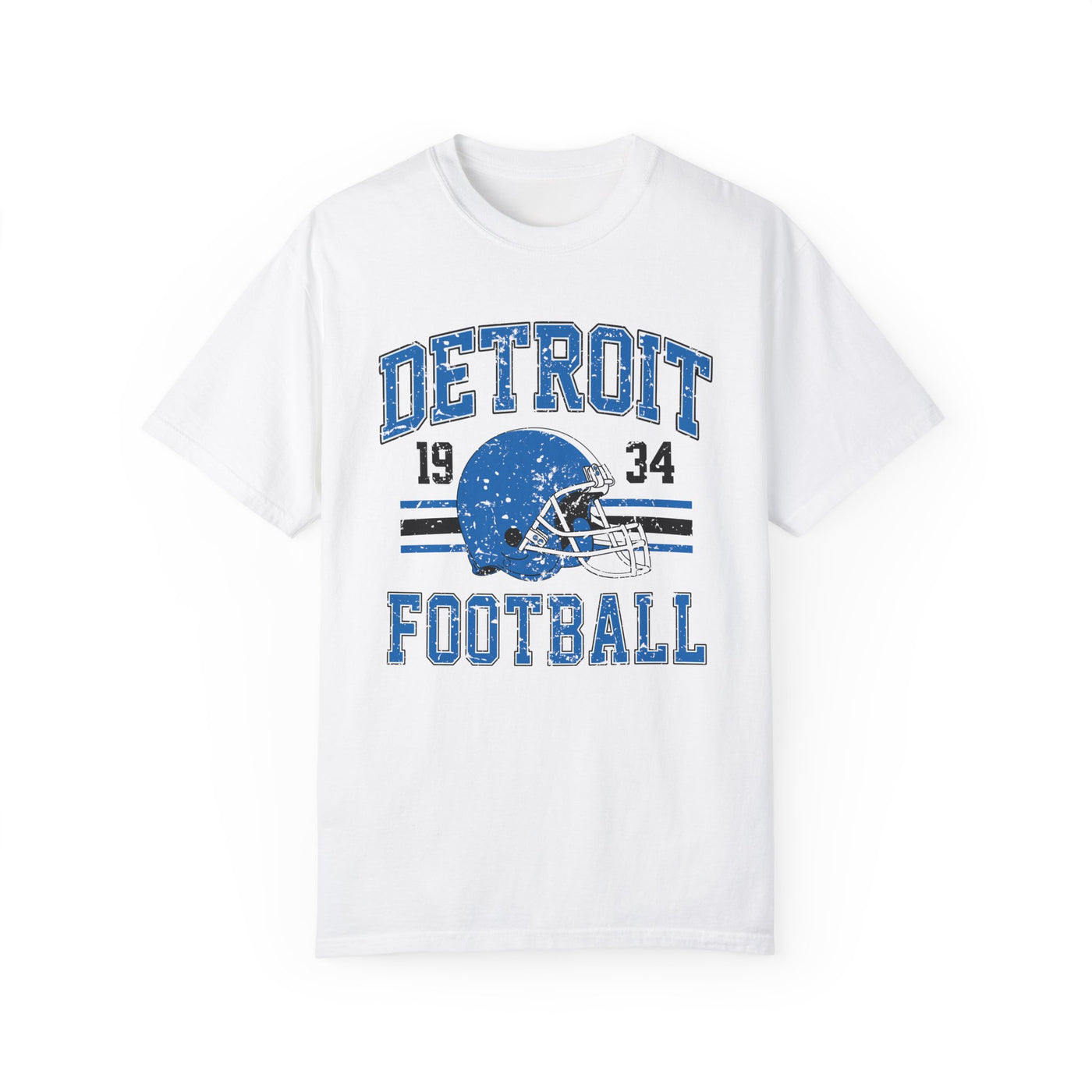 Detroit Football 1934 Distressed T-shirt (Comfort Colors)