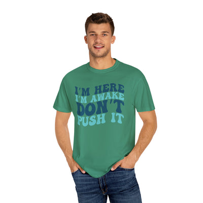 Don't Push It T-Shirt (COMFORT COLORS)