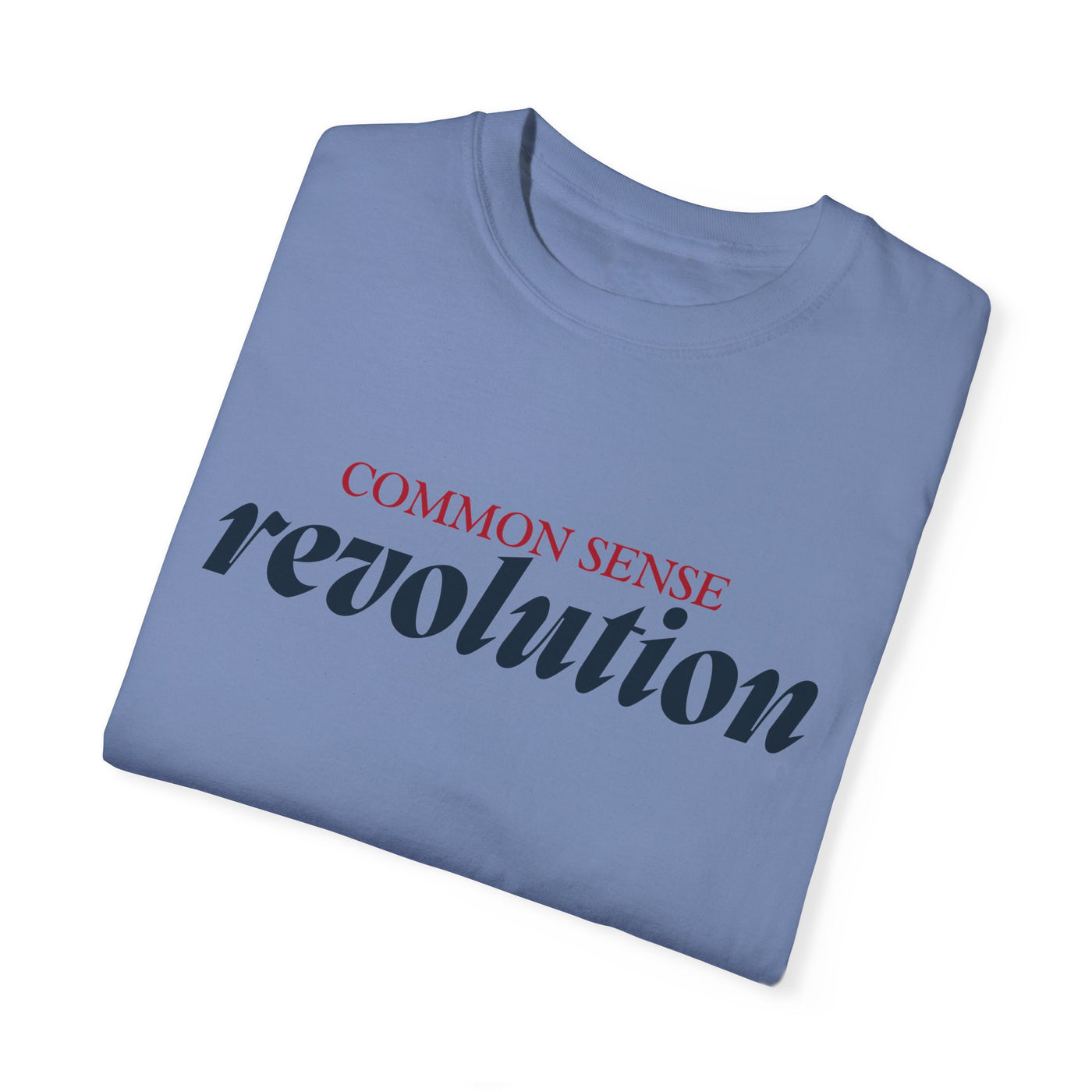 COMMON SENSE REVOLUTION TEE (COMFORT COLORS)