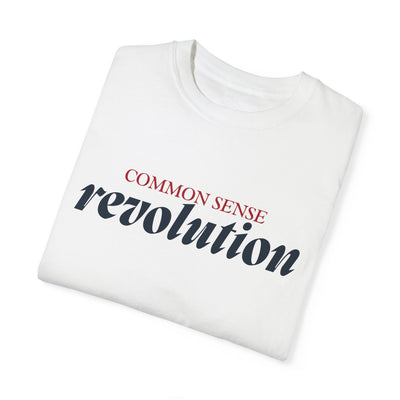 COMMON SENSE REVOLUTION TEE (COMFORT COLORS)