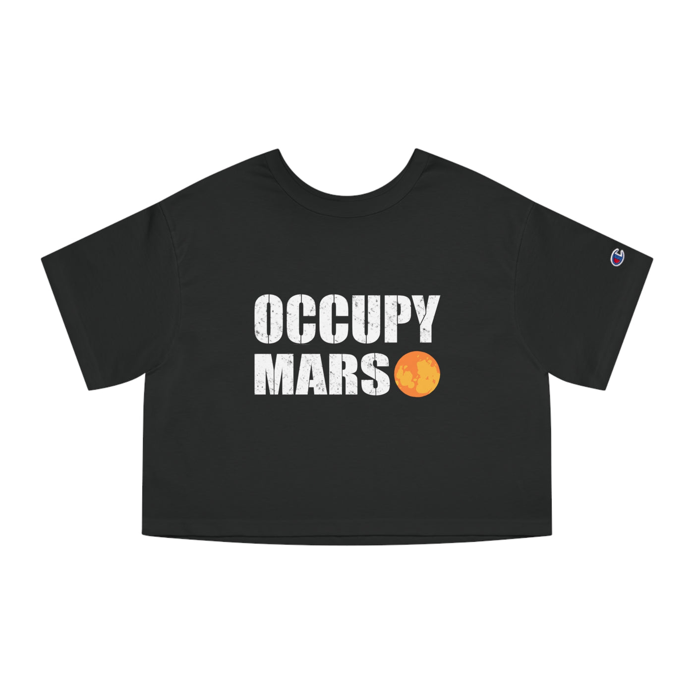 OCCUPY MARS CROPPED TEE (CHAMPION)