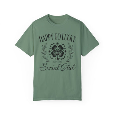 Happy Go Lucky Social Club T-shirt (COMFORT COLORS)