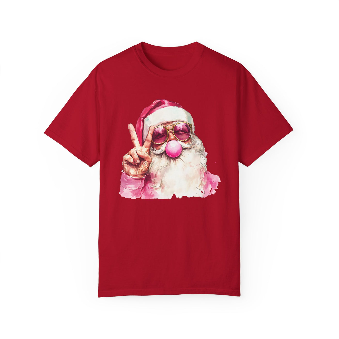 BUBBLE GUM SANTA (COMFORT COLORS)