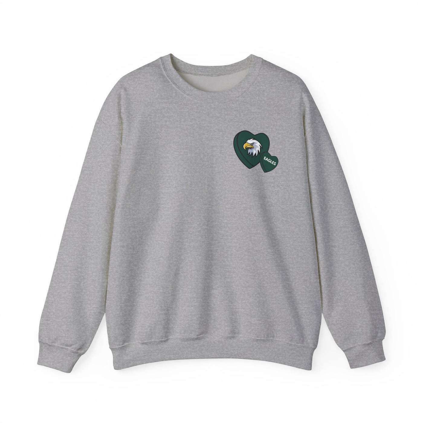 Philadelphia Eagles Heart Pride Sweatshirt (2-Sided Print) (GILDAN)