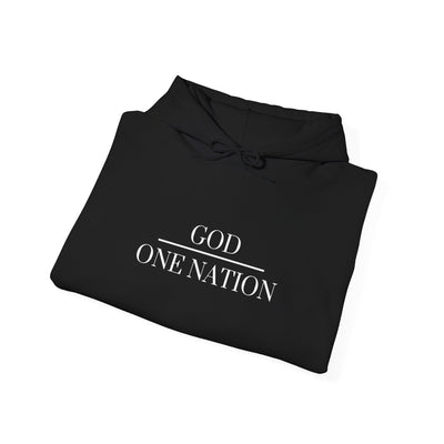 One Nation Under God Hoodie - 2 sided print (Gildan)