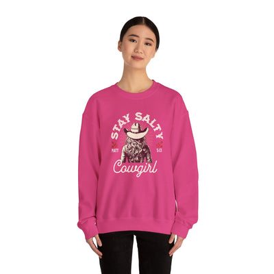 Stay Salty Cowgirl Sweatshirt (GILDAN)