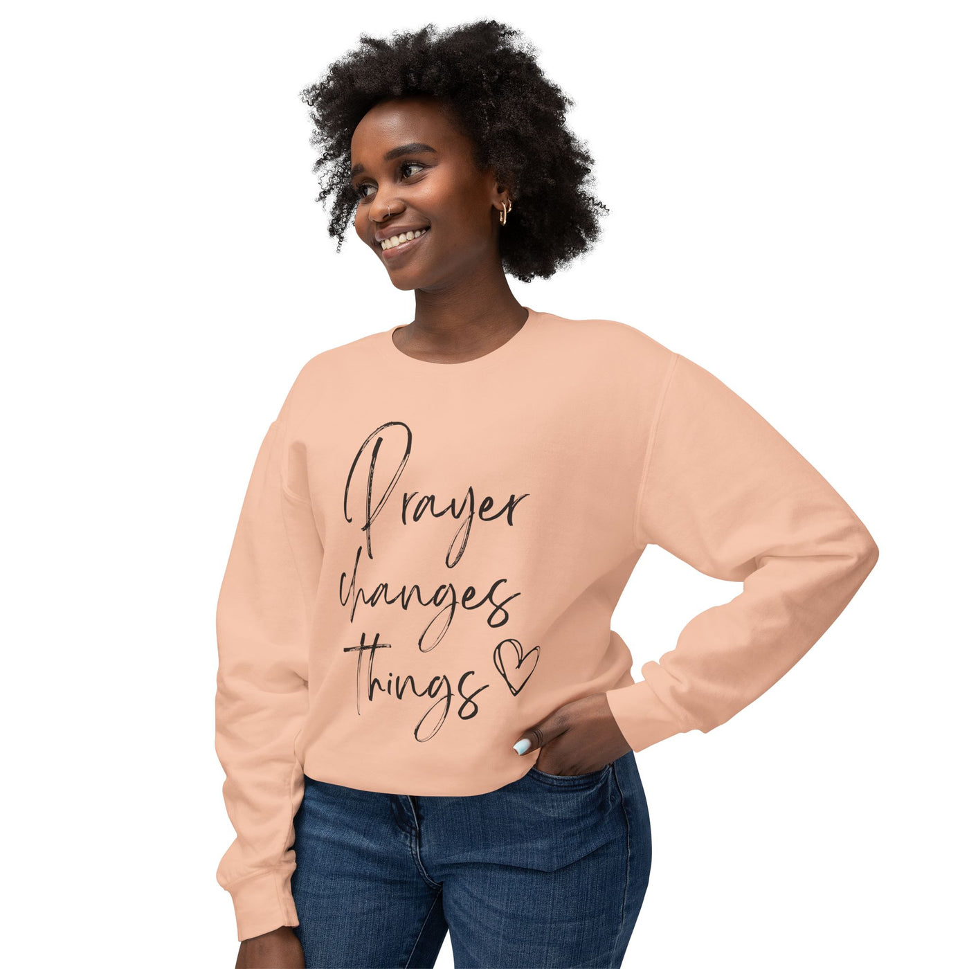 PRAYER CHANGES THINGS PULLOVER (COMFORT COLORS)