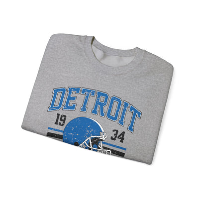 Detroit Football 1934 Distressed Sweatshirt (GILDAN)