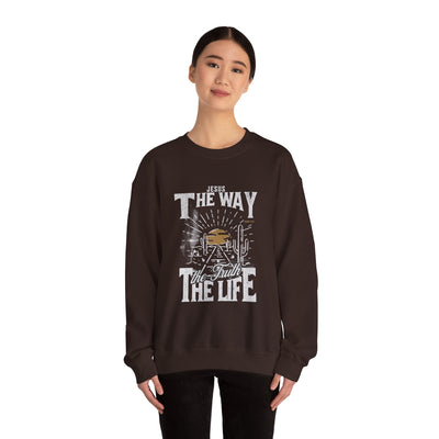 Jesus, The Way, The Truth, The Life Sweatshirt   (GILDAN)