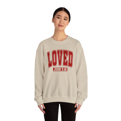 Loved John 3:16 Sweatshirt (GILDAN)