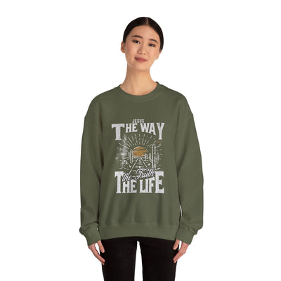 Jesus, The Way, The Truth, The Life Sweatshirt   (GILDAN)