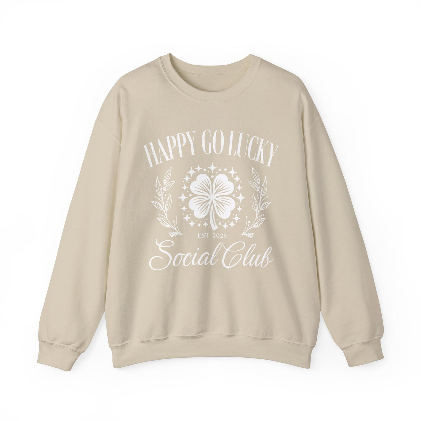 Happy Go Lucky Social Club Sweatshirt (GILDAN)