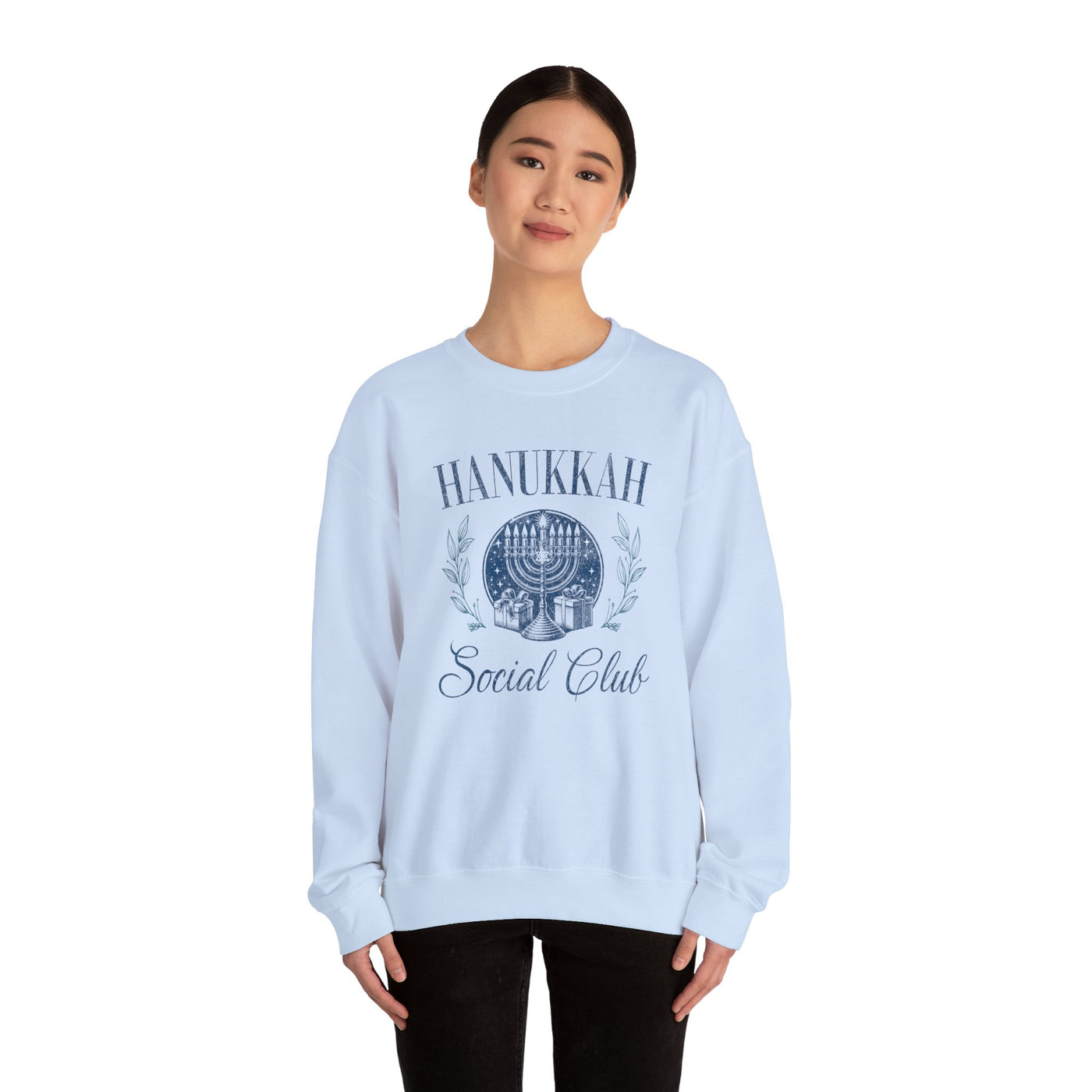 HANUKKAH SOCIAL CLUB SWEATSHIRT (GILDAN)