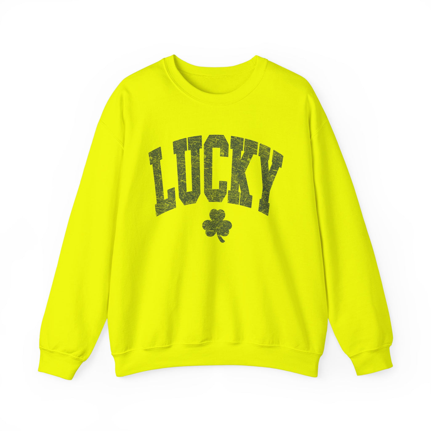 Lucky Sweatshirt - distressed  (GILDAN)