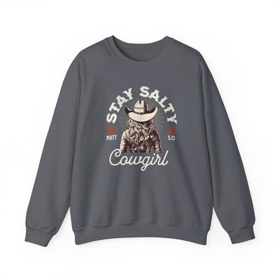 Stay Salty Cowgirl Sweatshirt (GILDAN)