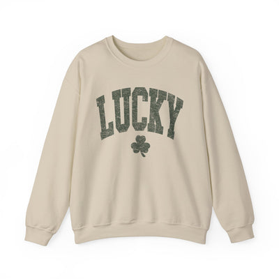 Lucky Sweatshirt - distressed  (GILDAN)