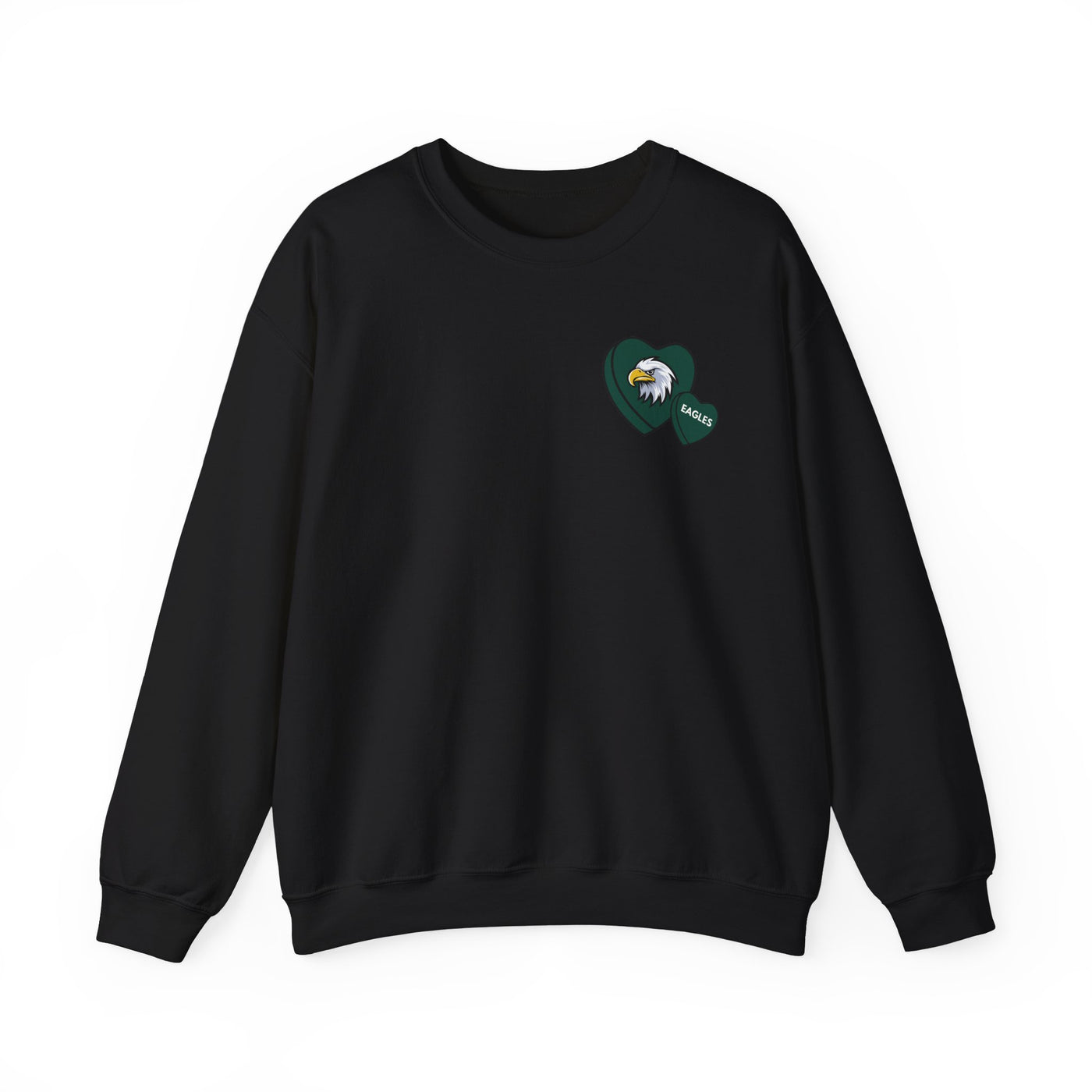 Philadelphia Eagles Heart Pride Sweatshirt (2-Sided Print) (GILDAN)