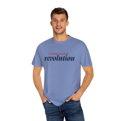 COMMON SENSE REVOLUTION TEE (COMFORT COLORS)