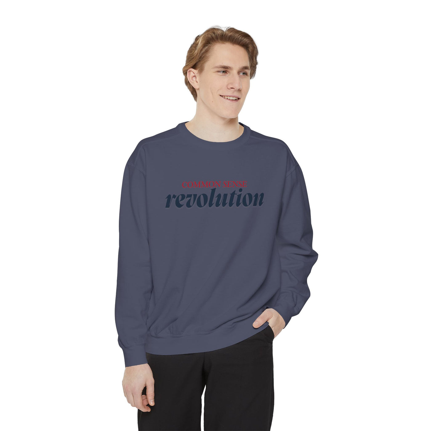 COMMON SENSE REVOLUTION SWEATSHIRT (COMFORT COLORS)