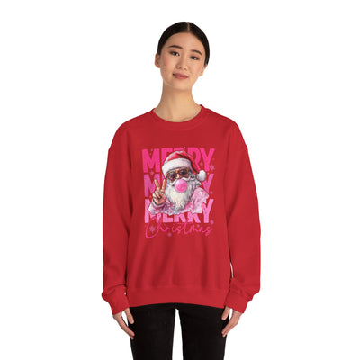 MERRY MERRY MERRY CHIRSTMAS SWEATSHIRT (GILDAN)