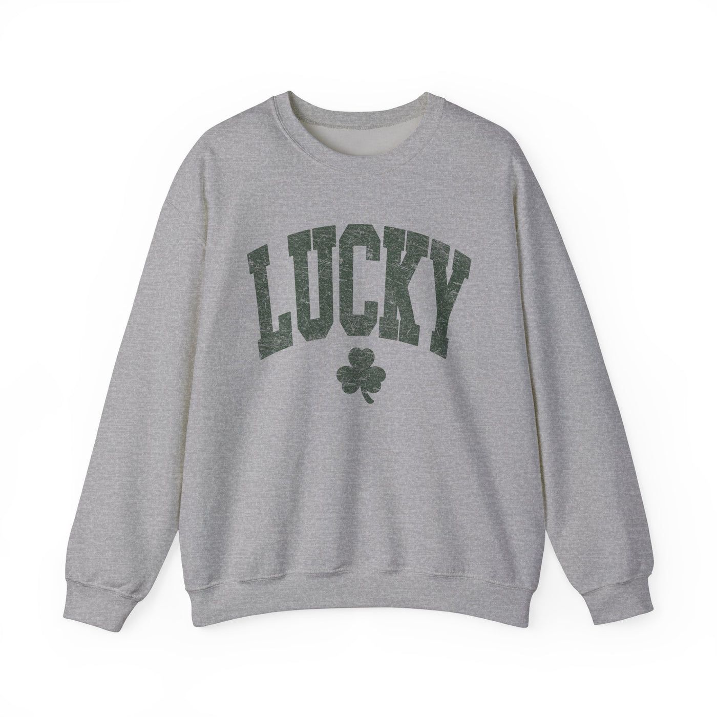 Lucky Sweatshirt - distressed  (GILDAN)