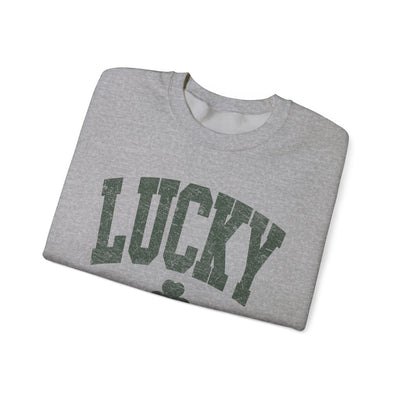 Lucky Sweatshirt - distressed  (GILDAN)