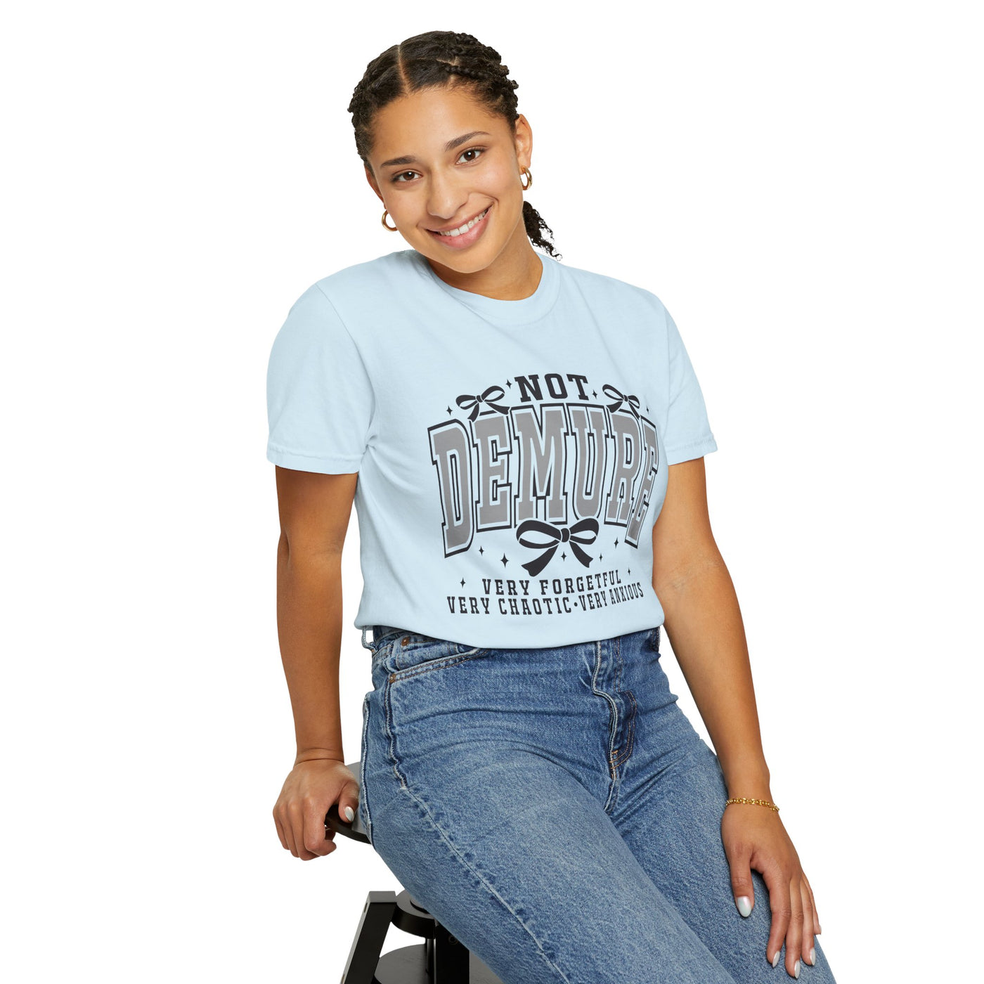 Not Demure Graphic T-Shirt (Comfort Colors)