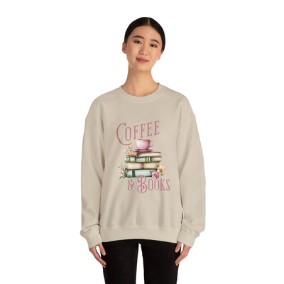 Coffee & Books Sweatshirt (GILDAN)