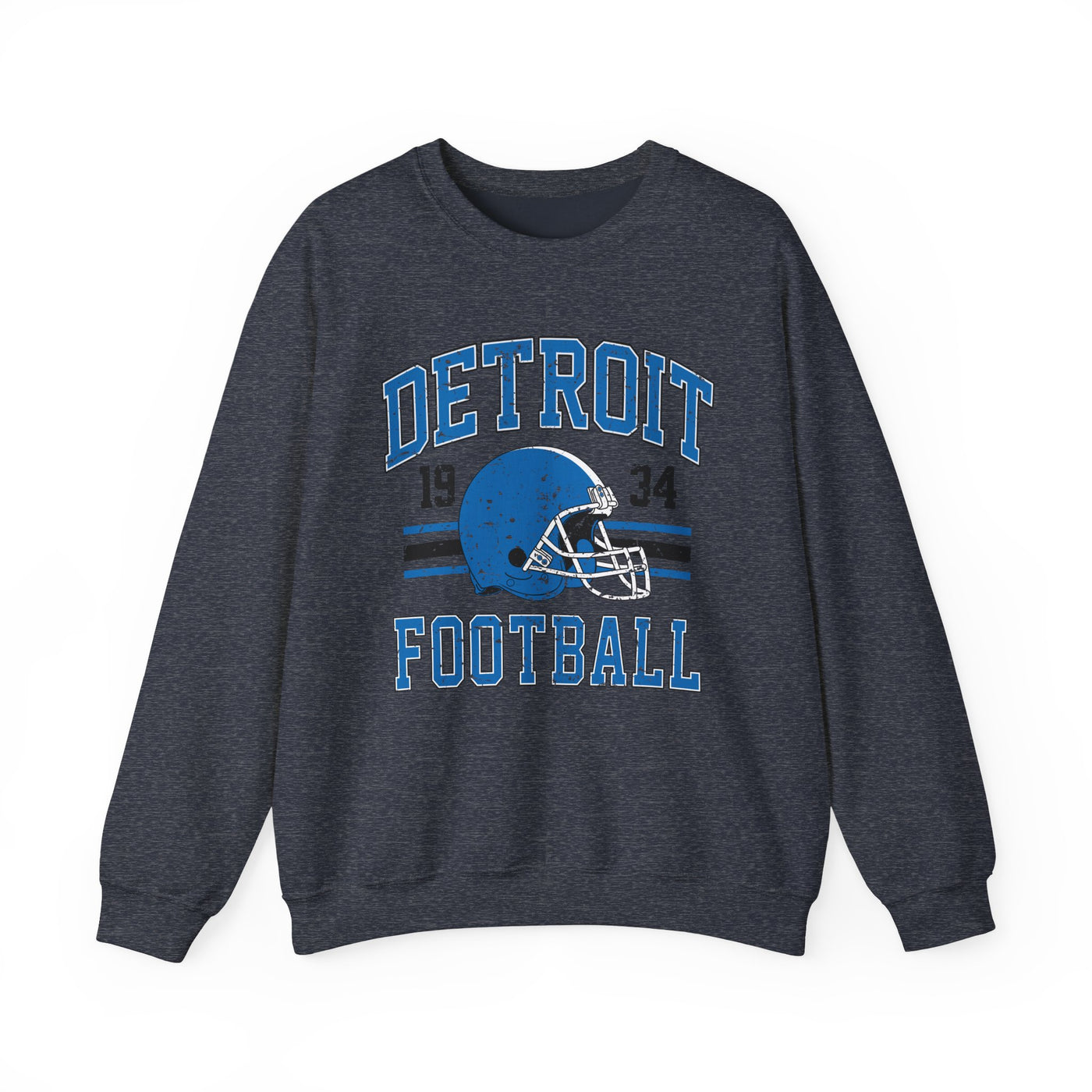 Detroit Football 1934 Distressed Sweatshirt (GILDAN)