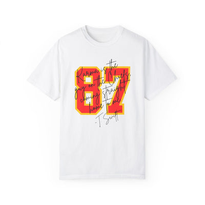 87 Karma Football Season T-shirt (COMFORT COLORS)