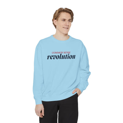 COMMON SENSE REVOLUTION SWEATSHIRT (COMFORT COLORS)