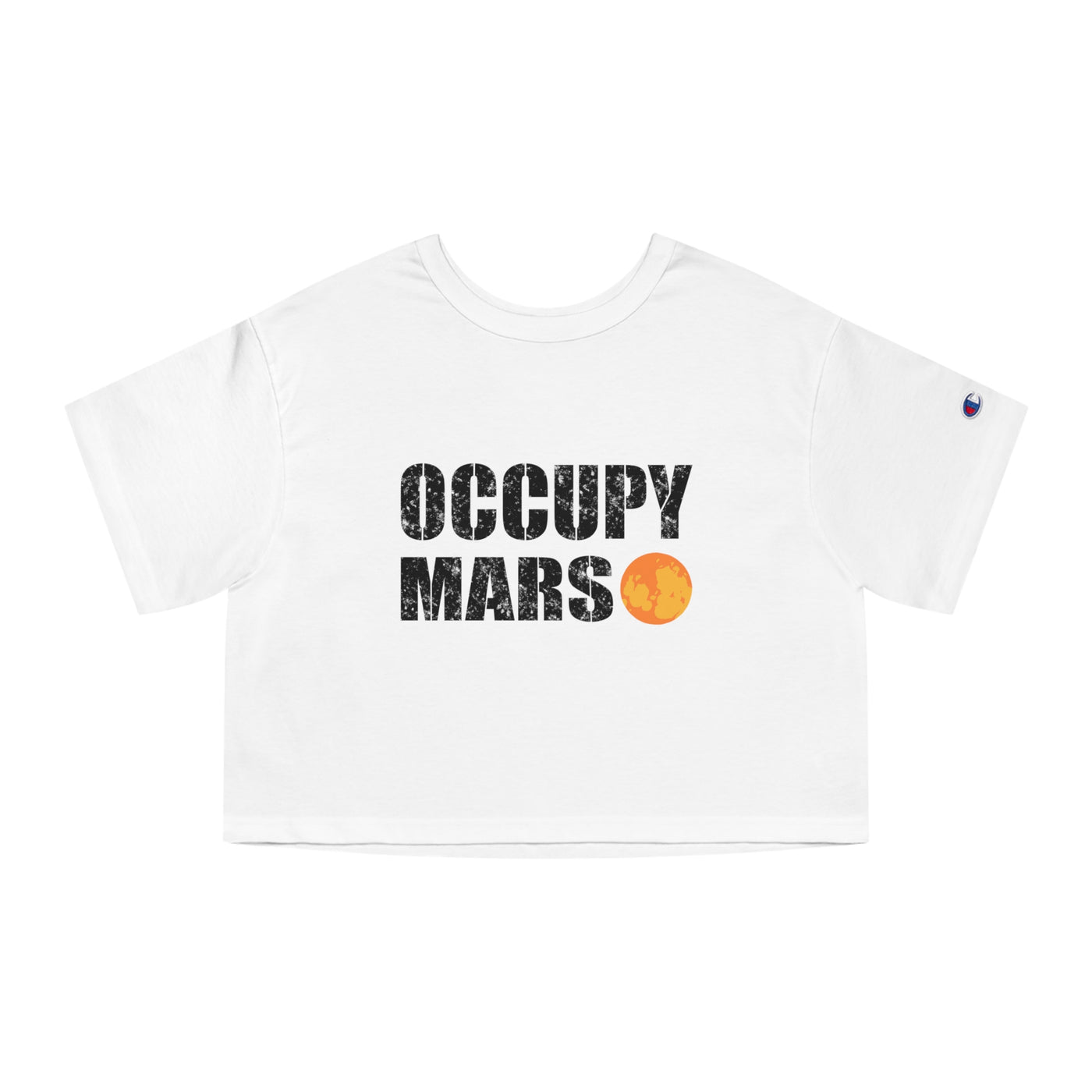 OCCUPY MARS CROPPED TEE (CHAMPION)