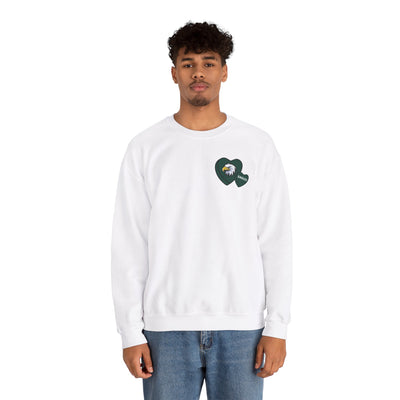 Philadelphia Eagles Heart Pride Sweatshirt (2-Sided Print) (GILDAN)