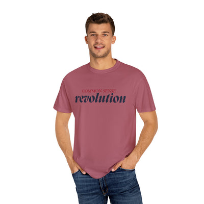 COMMON SENSE REVOLUTION TEE (COMFORT COLORS)