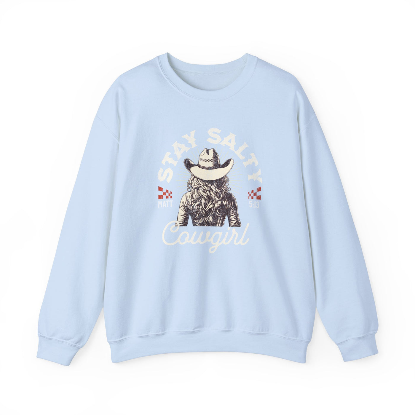 Stay Salty Cowgirl Sweatshirt (GILDAN)