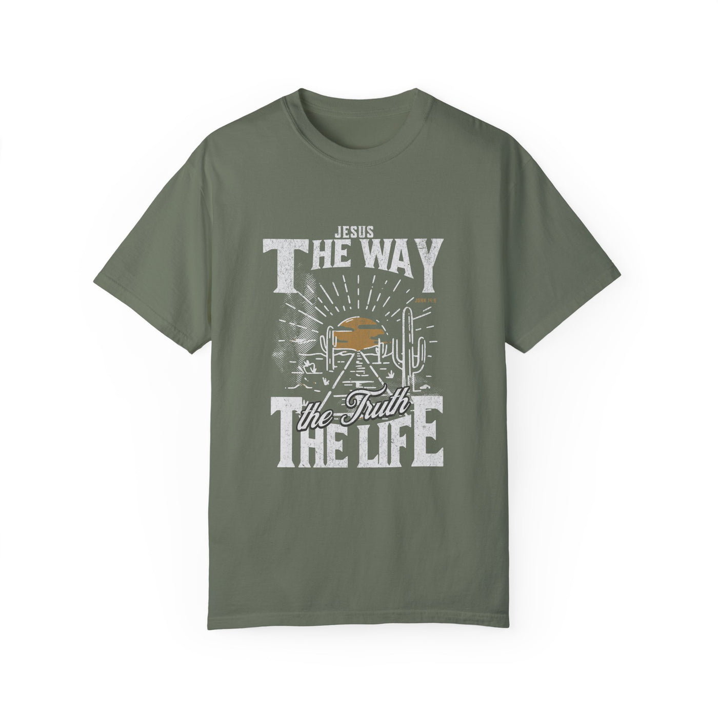 Jesus, The Way, The Truth, The Life T-Shirt (COMFORT COLORS)