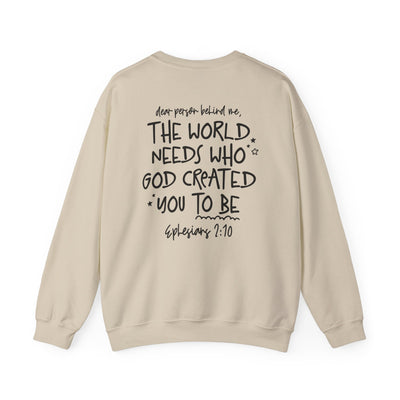 GOD IS GOOD ALL THE TIME EPHESIANS 2:10 SWEATSHIRT (GILDAN)