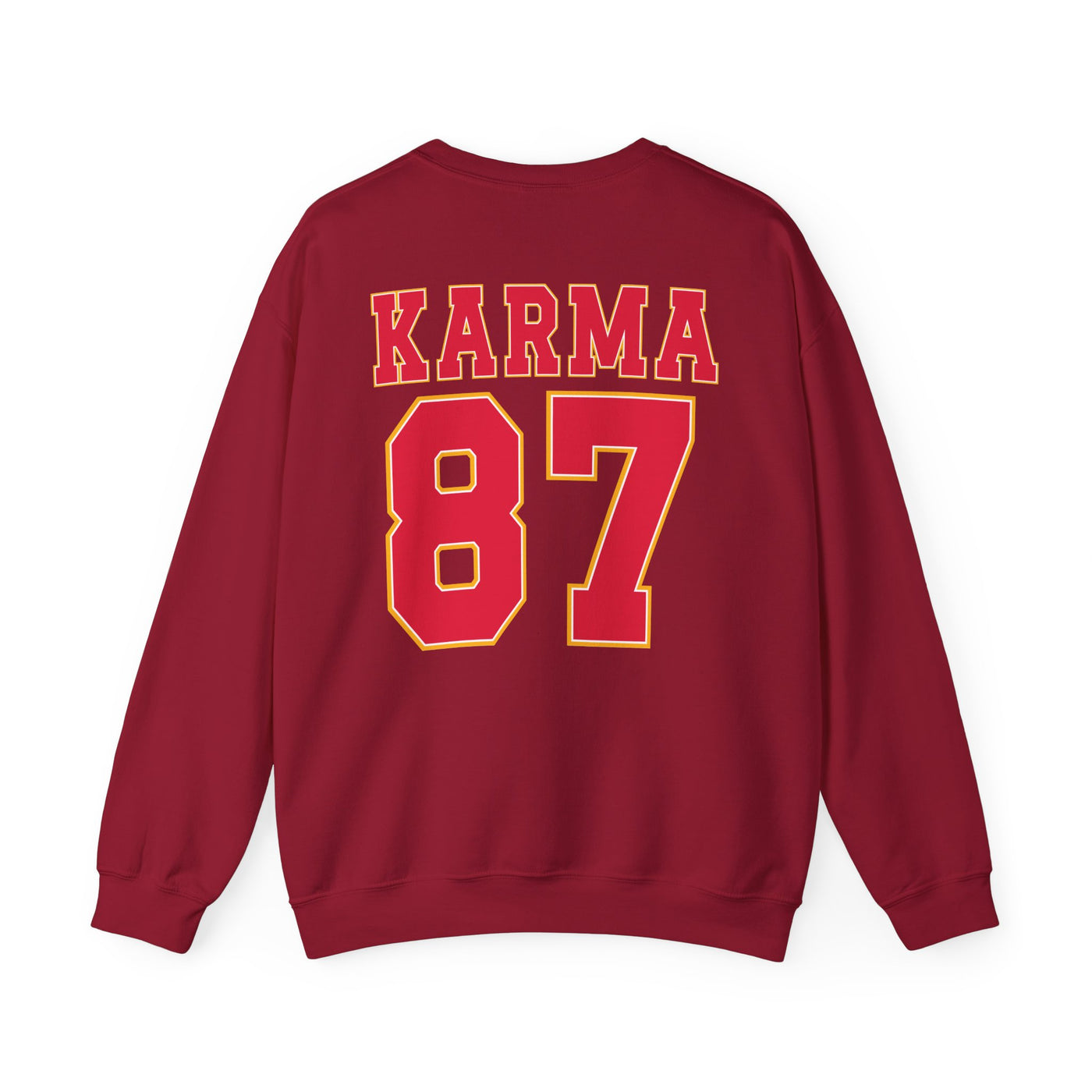 87 Karma 2 Sided Print Sweatshirt (GILDAN)