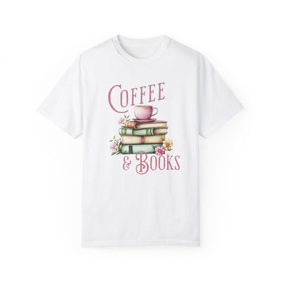 Coffee and Books T-shirt (COMFORT COLORS)