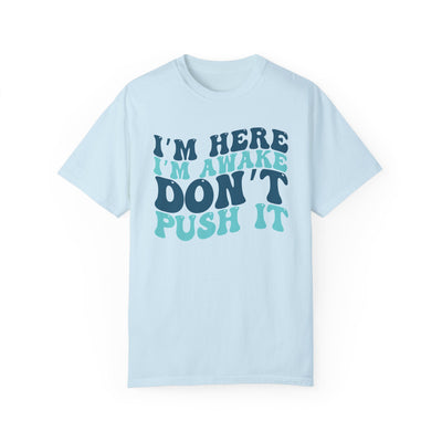 Don't Push It T-Shirt (COMFORT COLORS)