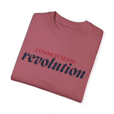 COMMON SENSE REVOLUTION TEE (COMFORT COLORS)